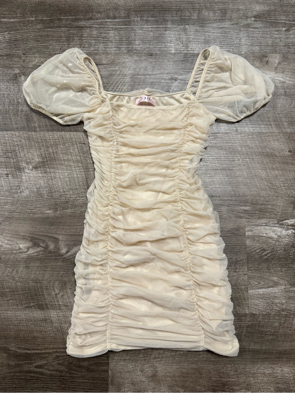 Blue Blush Los Angeles Ruched Mini Dress Size Small